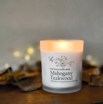 Mahogany Teakwood - Scented Premium Coconut Soy Candle
